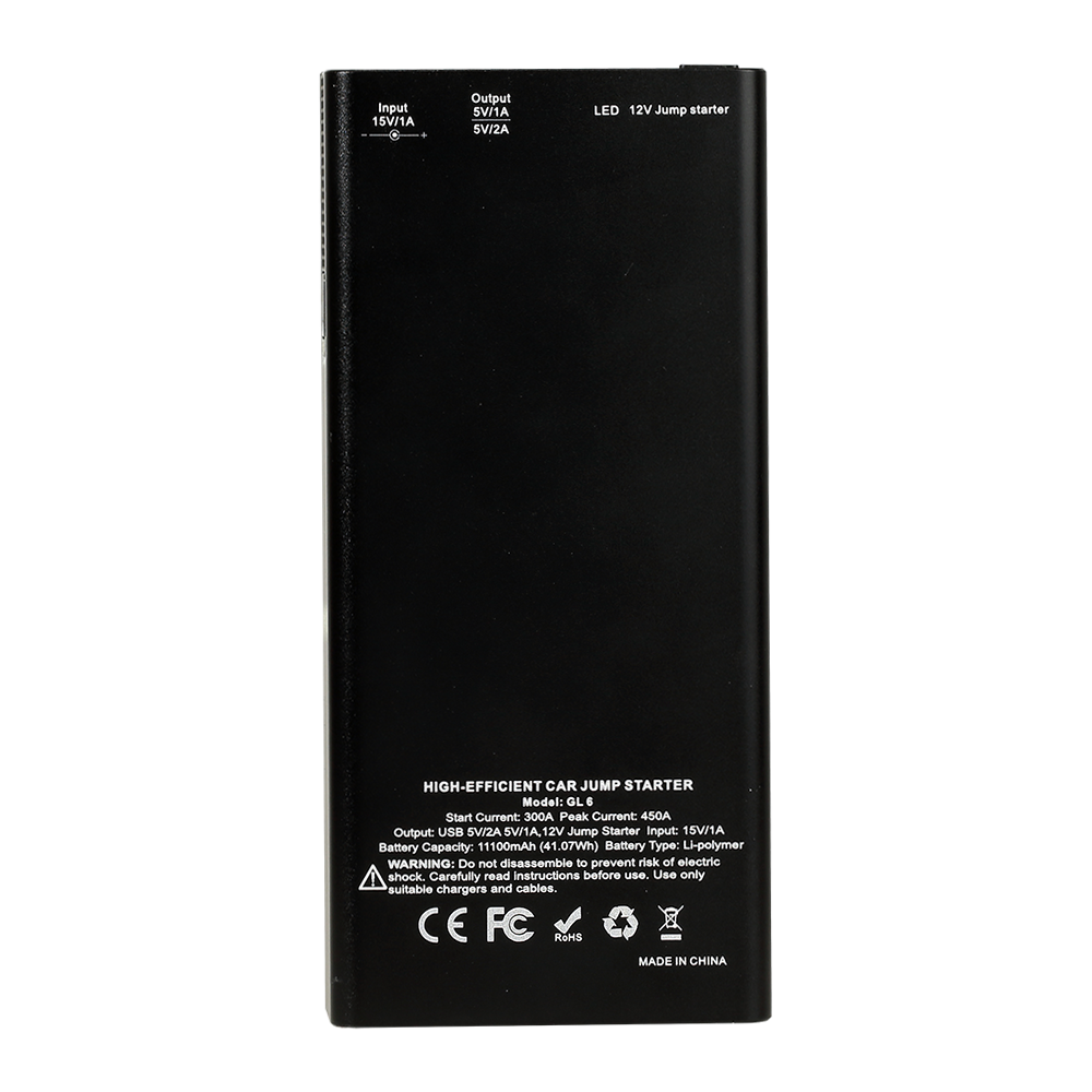 Malden Avenue Car Jump Starter 8000mAh Power Bank with LED Flashlight