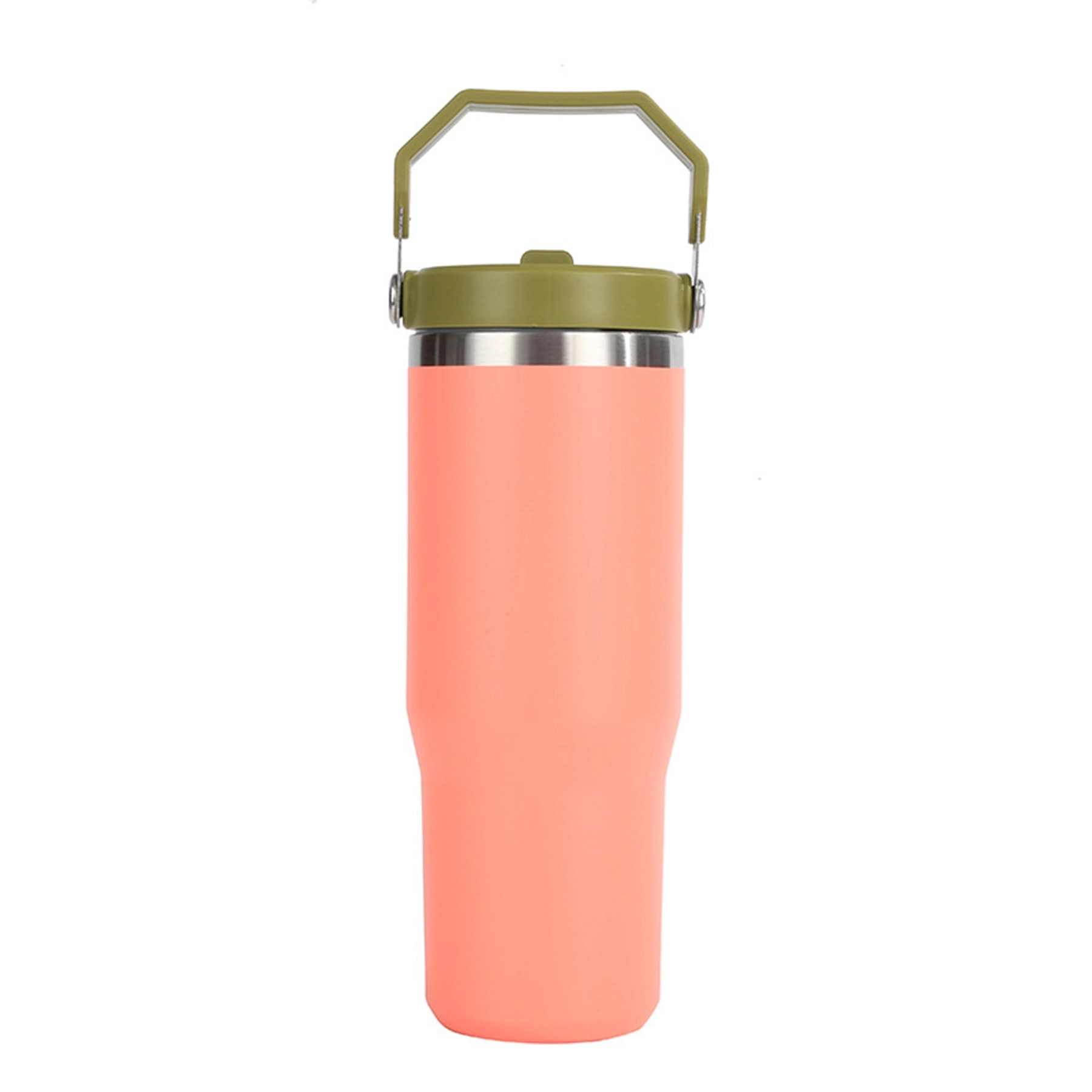 30 Oz. Vacuum Tumbler with Handle & Flip Straw Lid 8