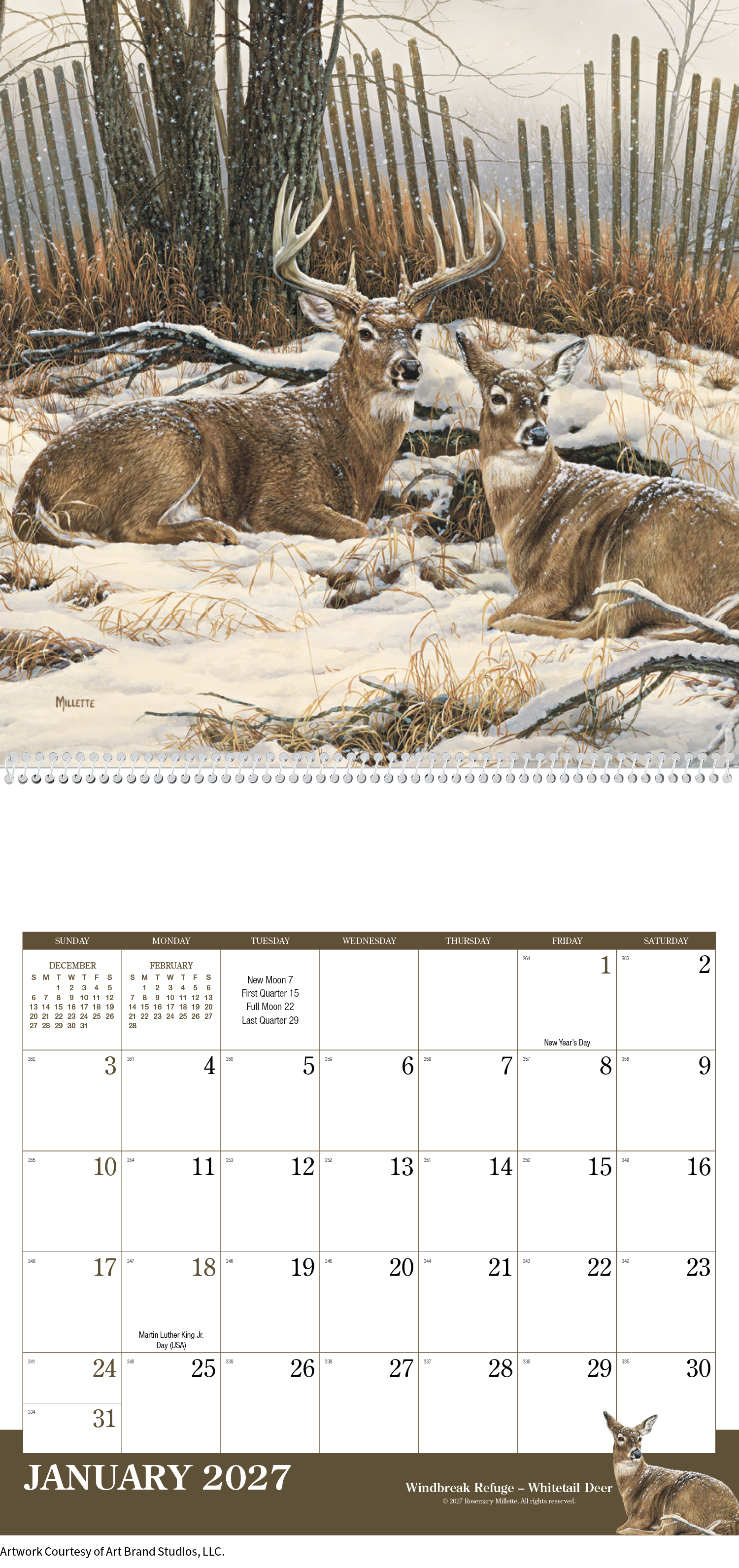 Triumph® Calendars Wildlife Art Calendar 10