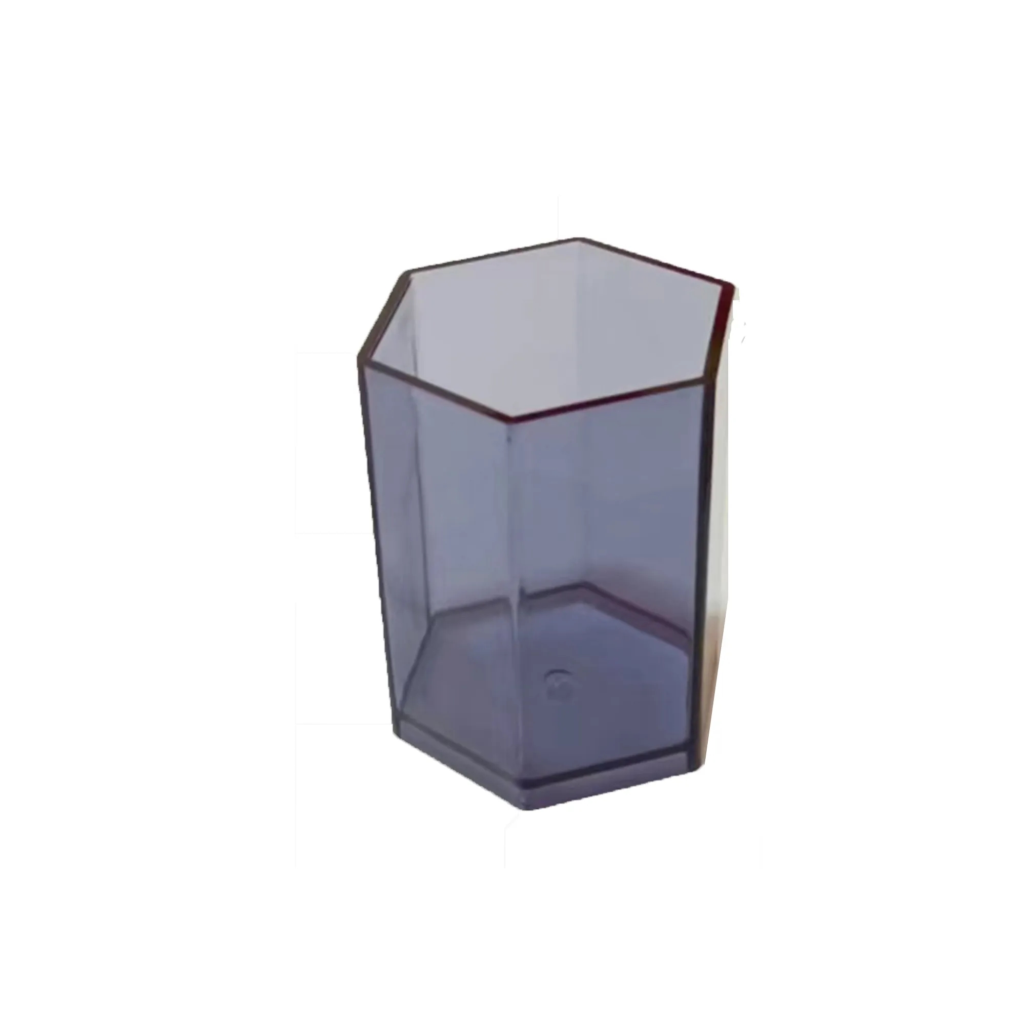 Acrylic Pen Holder Makeup Brush Storage Bucket 4