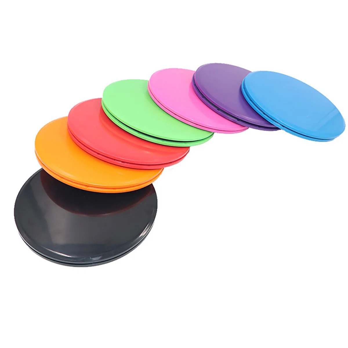 Portable Exercise Core Sliders Dual Sided Gliding Discs 2