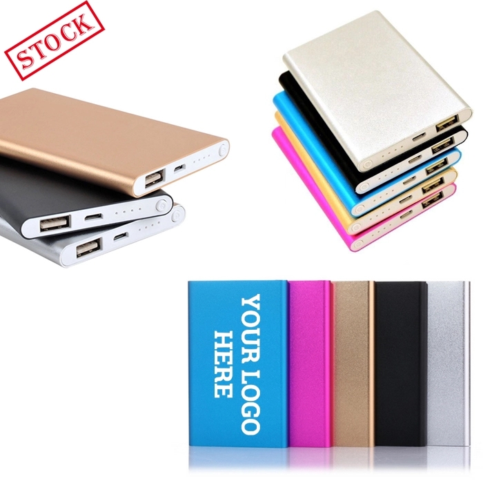 Stock & Quick Ship 5000mah Slim Metal Charger w/ Custom Logo 4