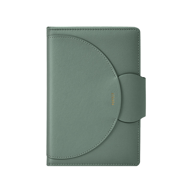 Semicircular Leather Notebook 5