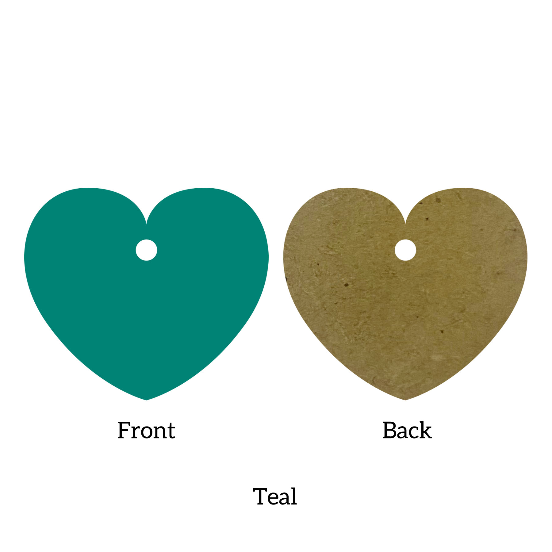 Free Shipping Solid Color Christmas Ornament - Heart 14