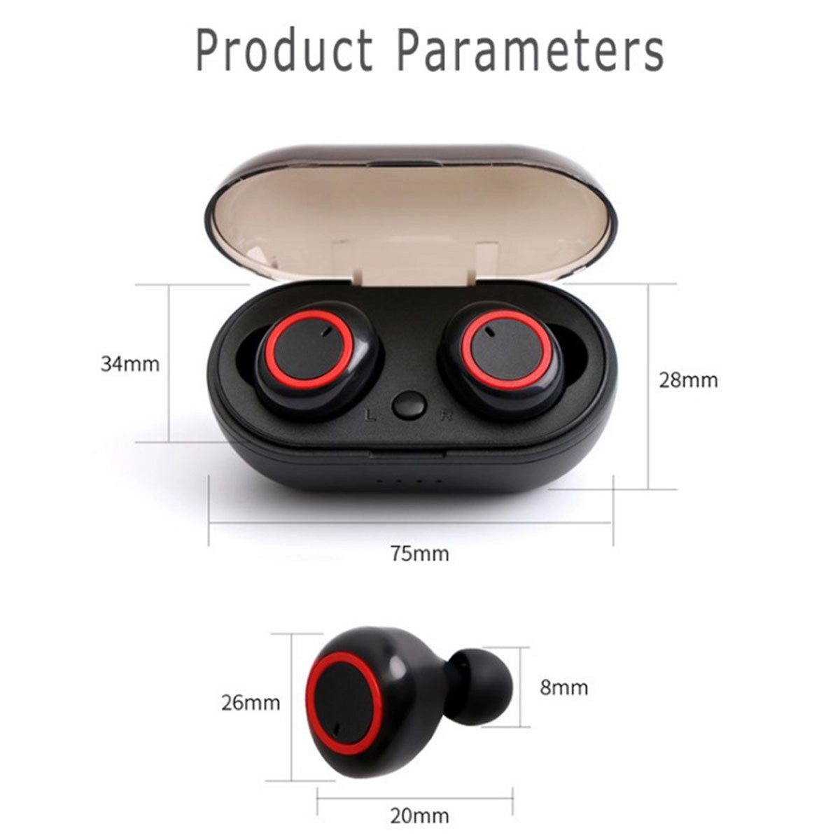 Wireless Earbuds With Charging Case 4