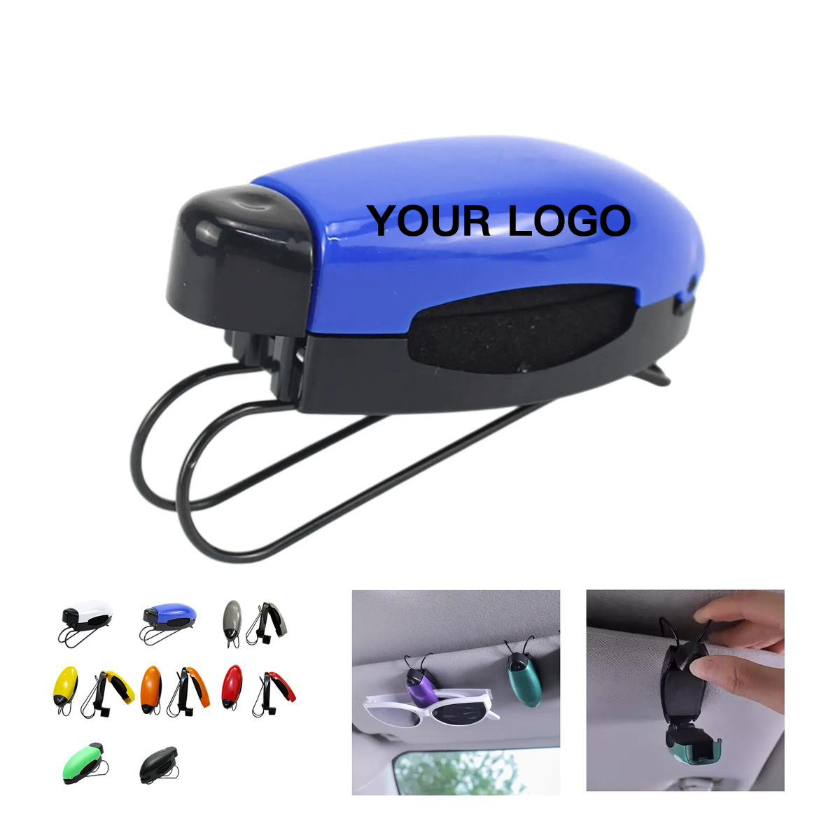 Car Visor Glasses Clip with Secure Sponge Lining 2