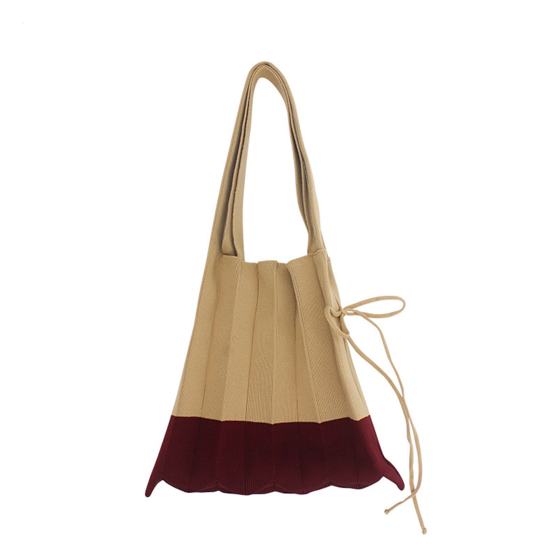 Pleats Knit Bag, custom tote bag with logo imprint 7