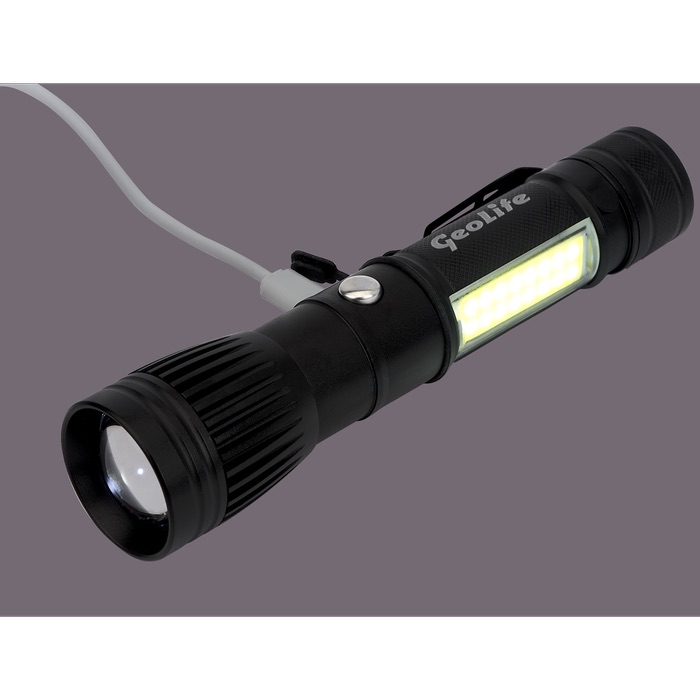 Channel LED / COB Rechargeable Flashlight 15