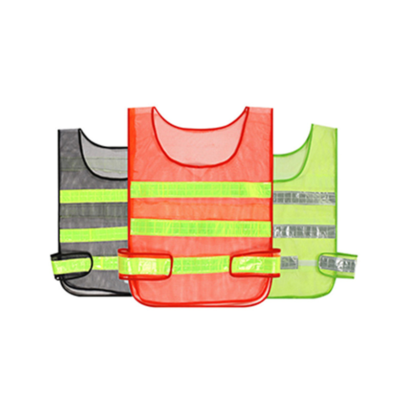 Simple Style Reflective Safety Work Clothes Breathable Vest 1