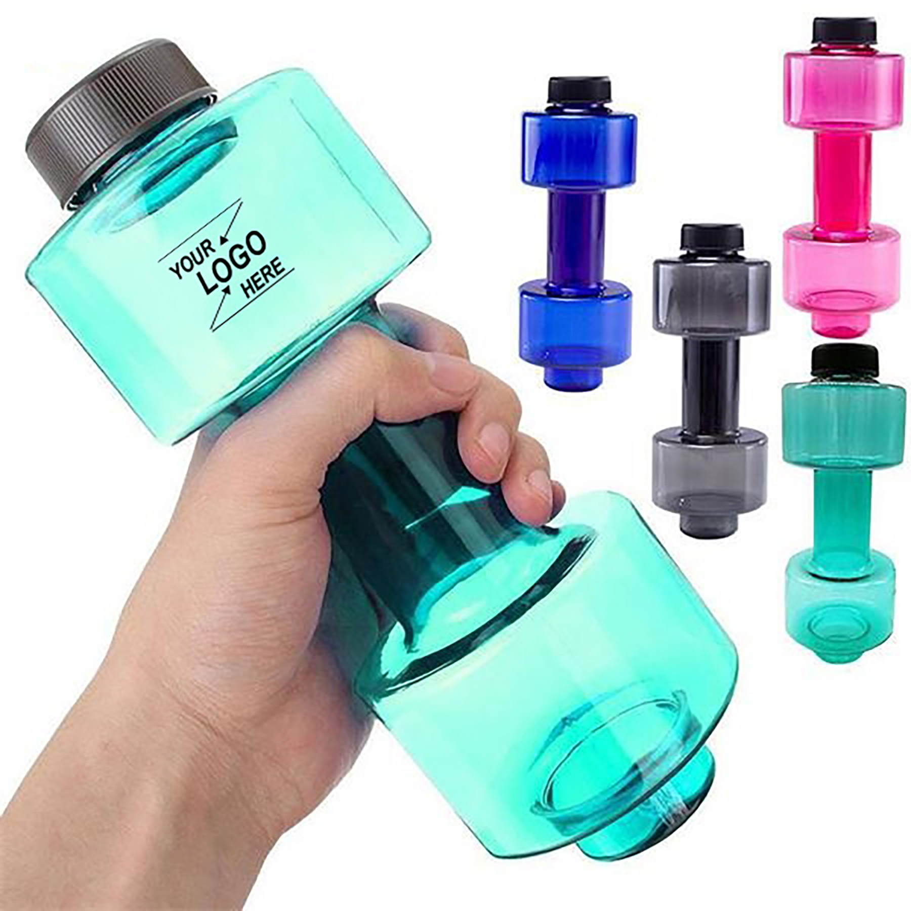 18 oz Training weight Shaped Water Bottle 2