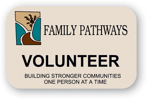 Screen Printed Poly Name Badge (2.125"x3.375") Rectangle