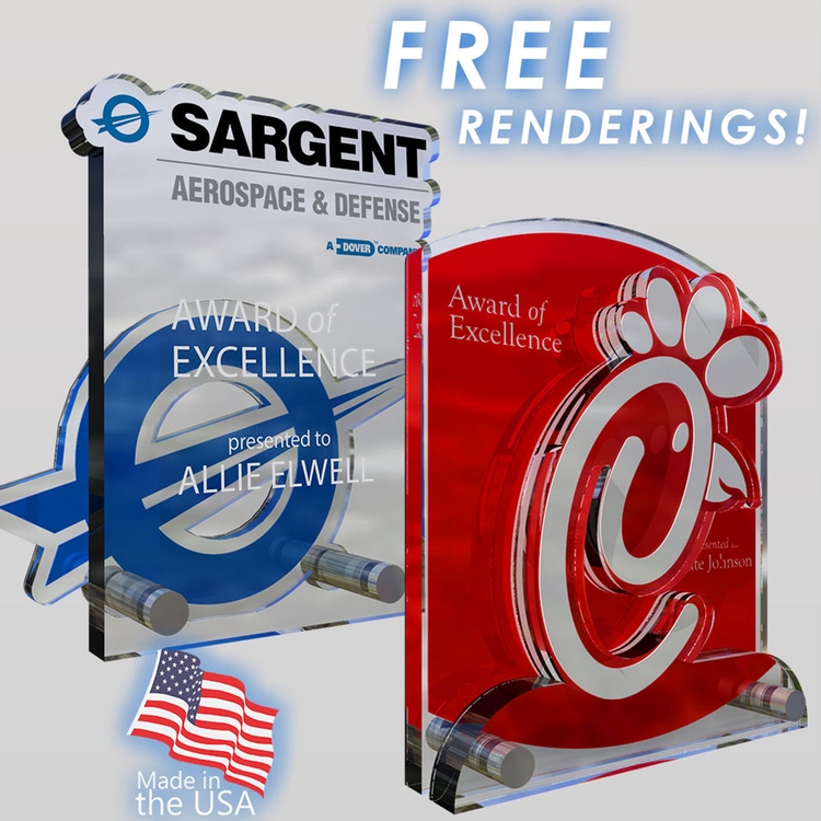 Logocut Series 200 Custom Acrylic Award 3