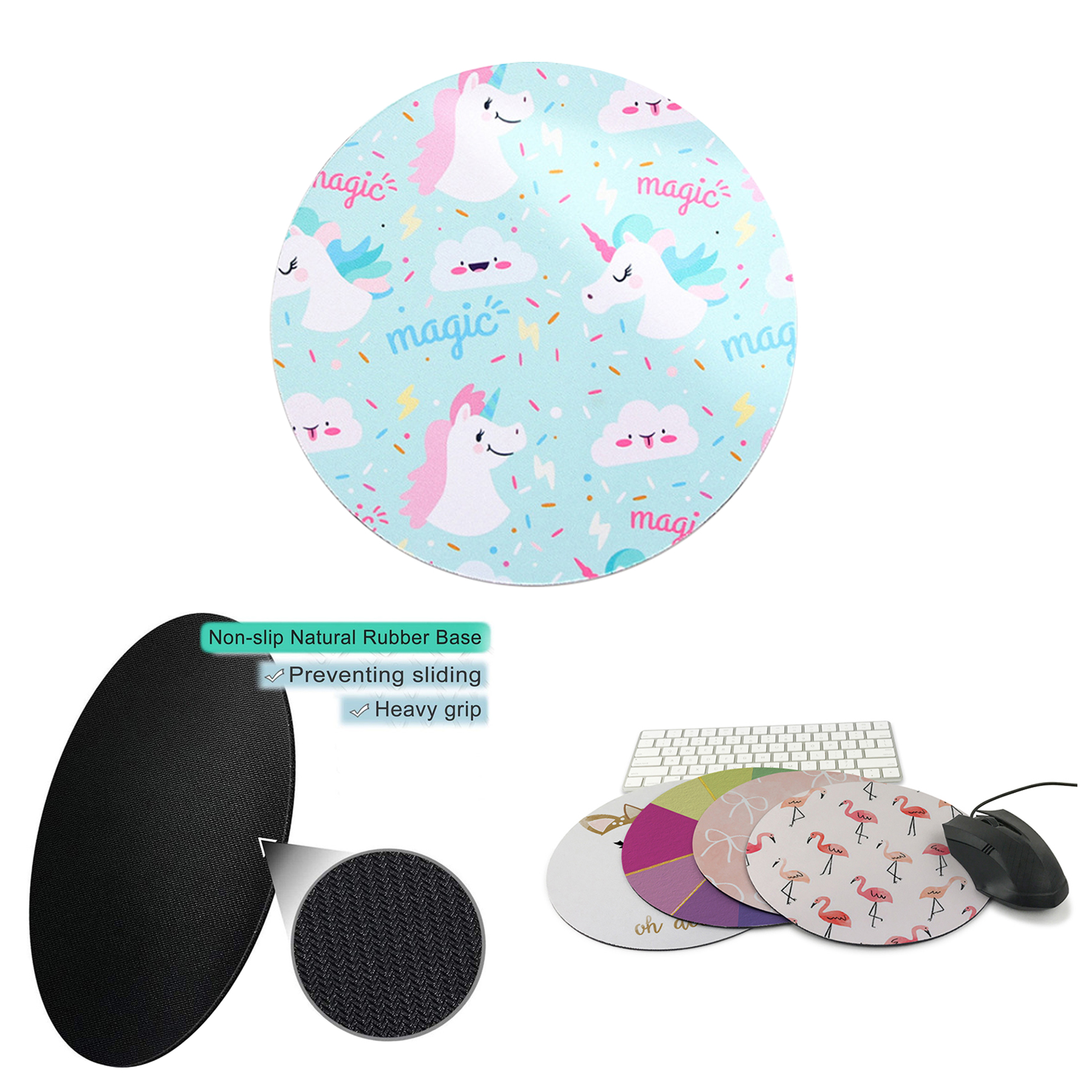 8.7" Diameter Round Mousepad 2