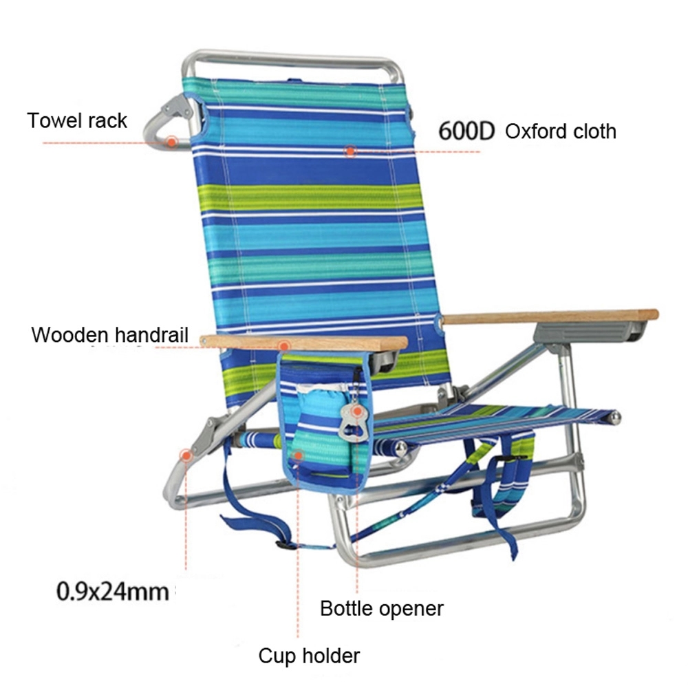 Custom Camping Low Beach Chair 4