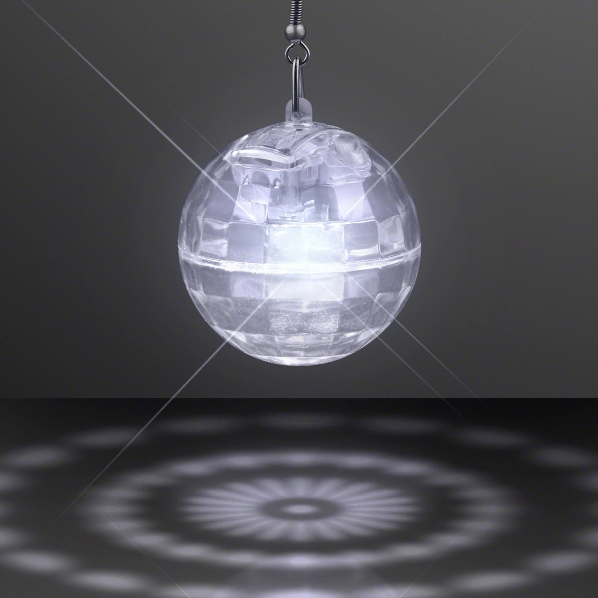 Light Projecting Disco Ball Earrings, 1 Pair 3