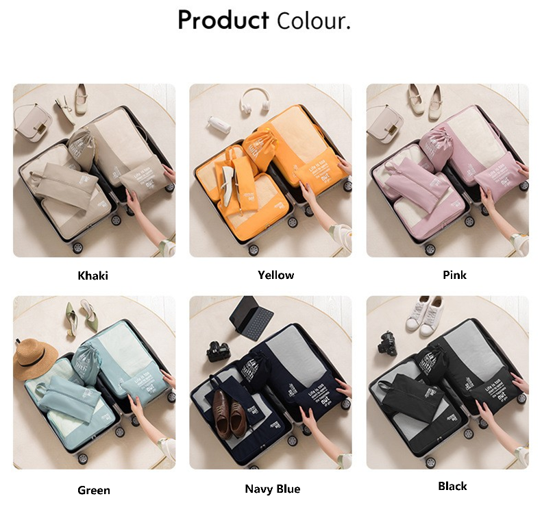 6-Piece Travel Organizer Set 2
