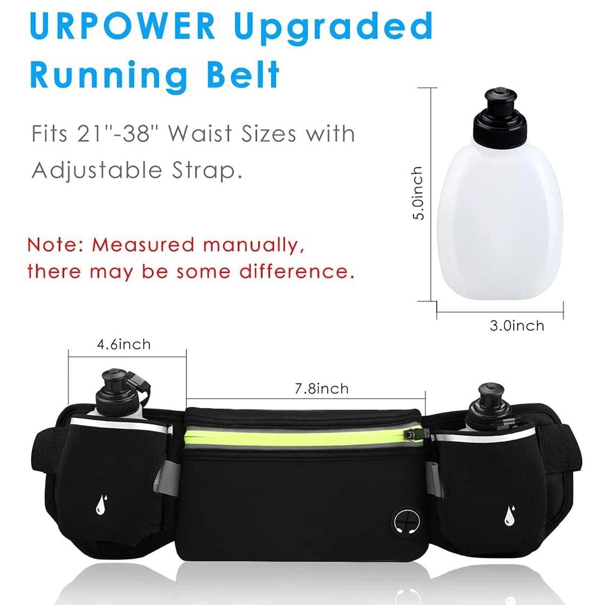 Running Belt With Water Bottle 2