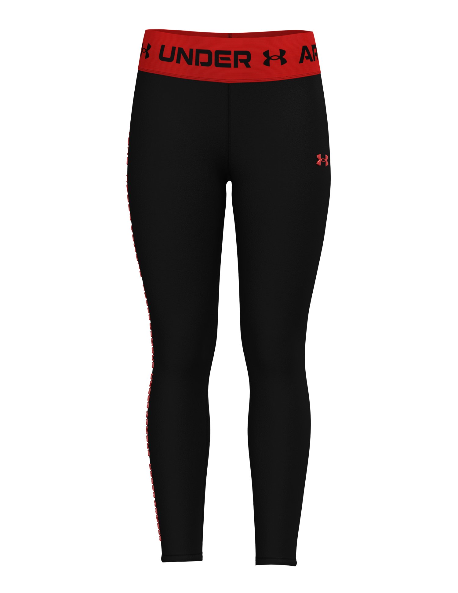 Women's HeatGear No-Slip Waistband Full-Length Leggings  2