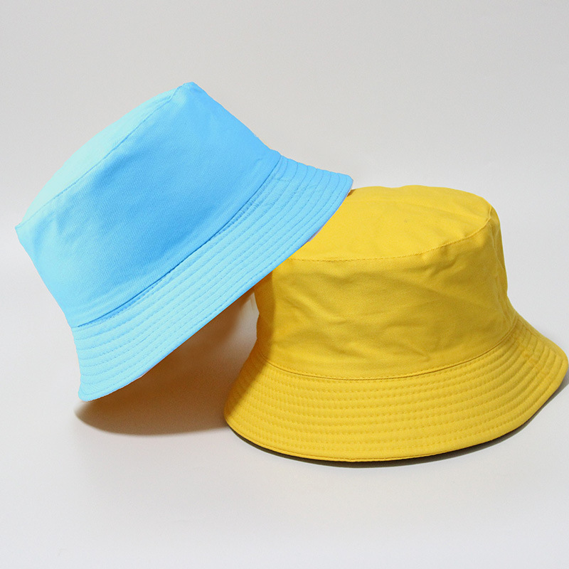 Double Sided Cotton Bucket Hat 10