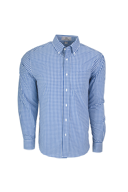 Easy-Care Gingham Check Shirt 42