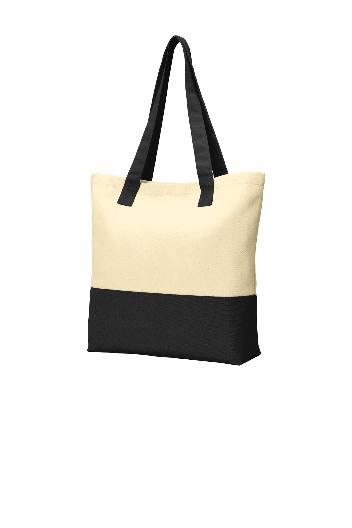Colorblock Cotton Tote