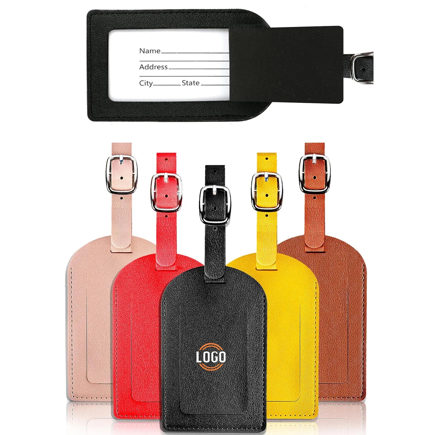 PU Leather Luggage Tag 6