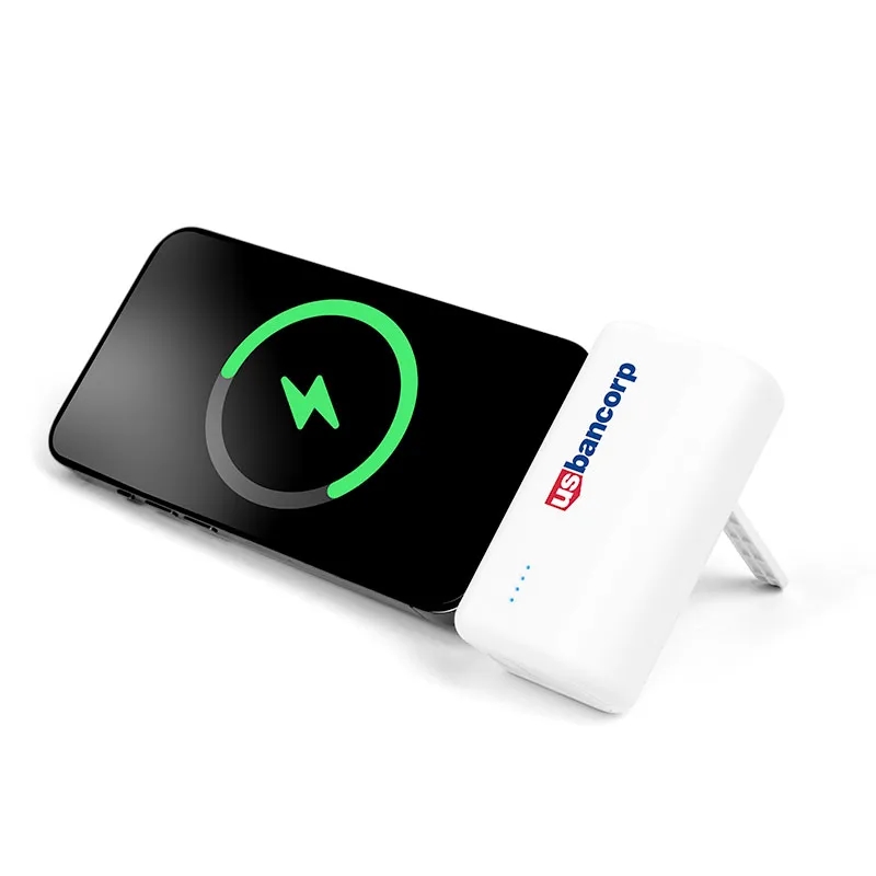 4500mAh Dual Connector Capsule Power Bank with Stand 5