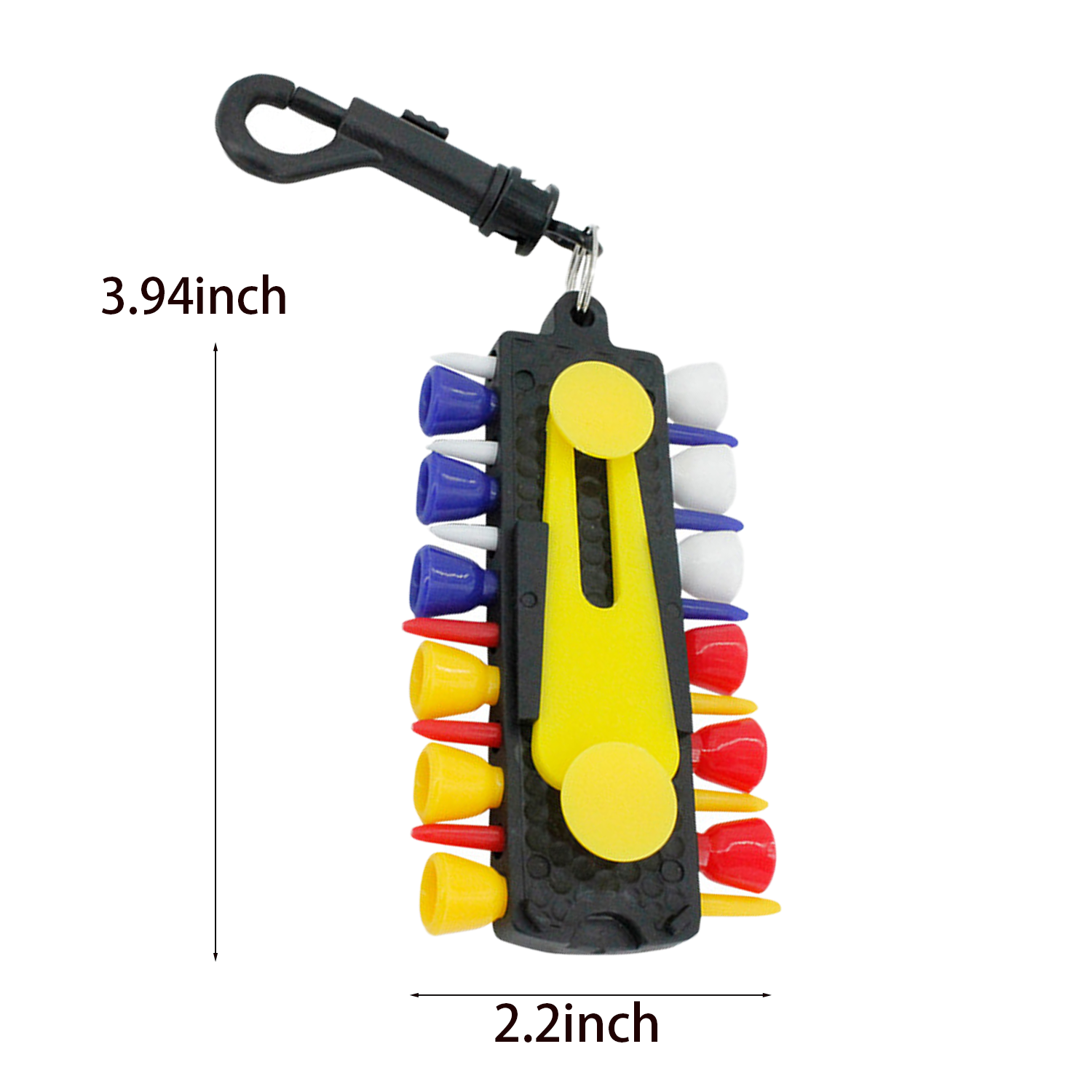 Golf Tee Holder with Carabiner 5