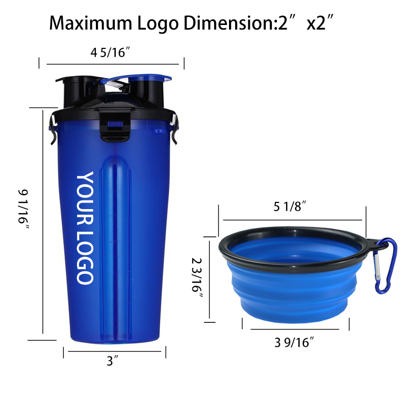 2 in 1 Portable Travel Pets Container 5