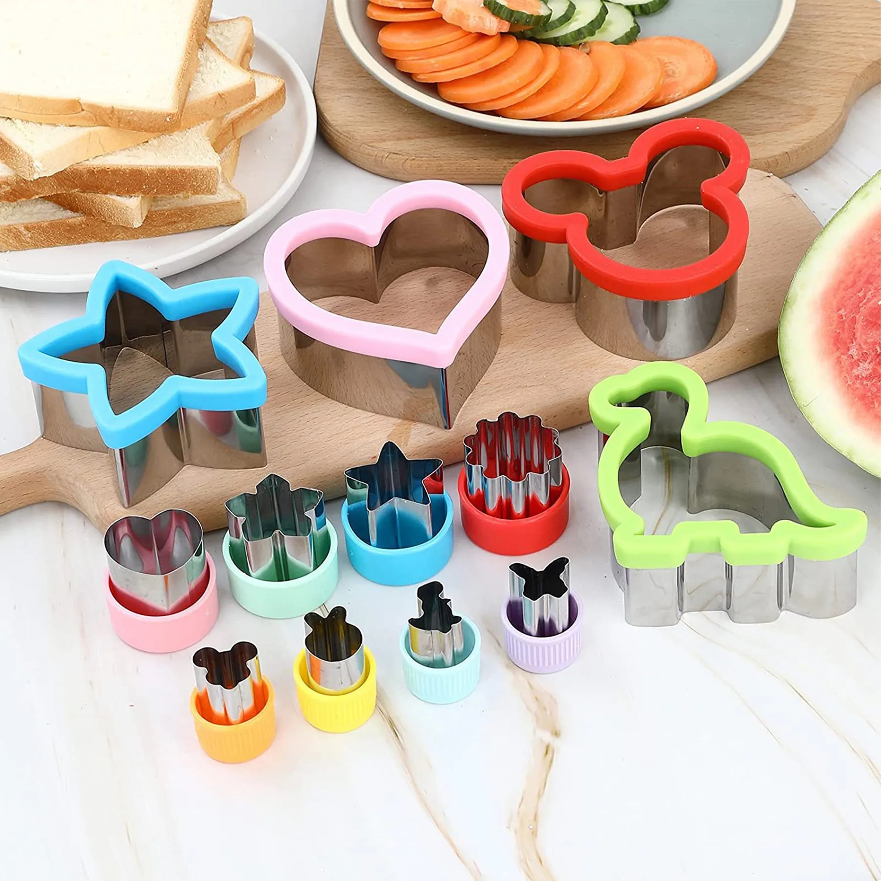 4 Pcs Cookie Cutter Set Cake Biscuit Molds 5