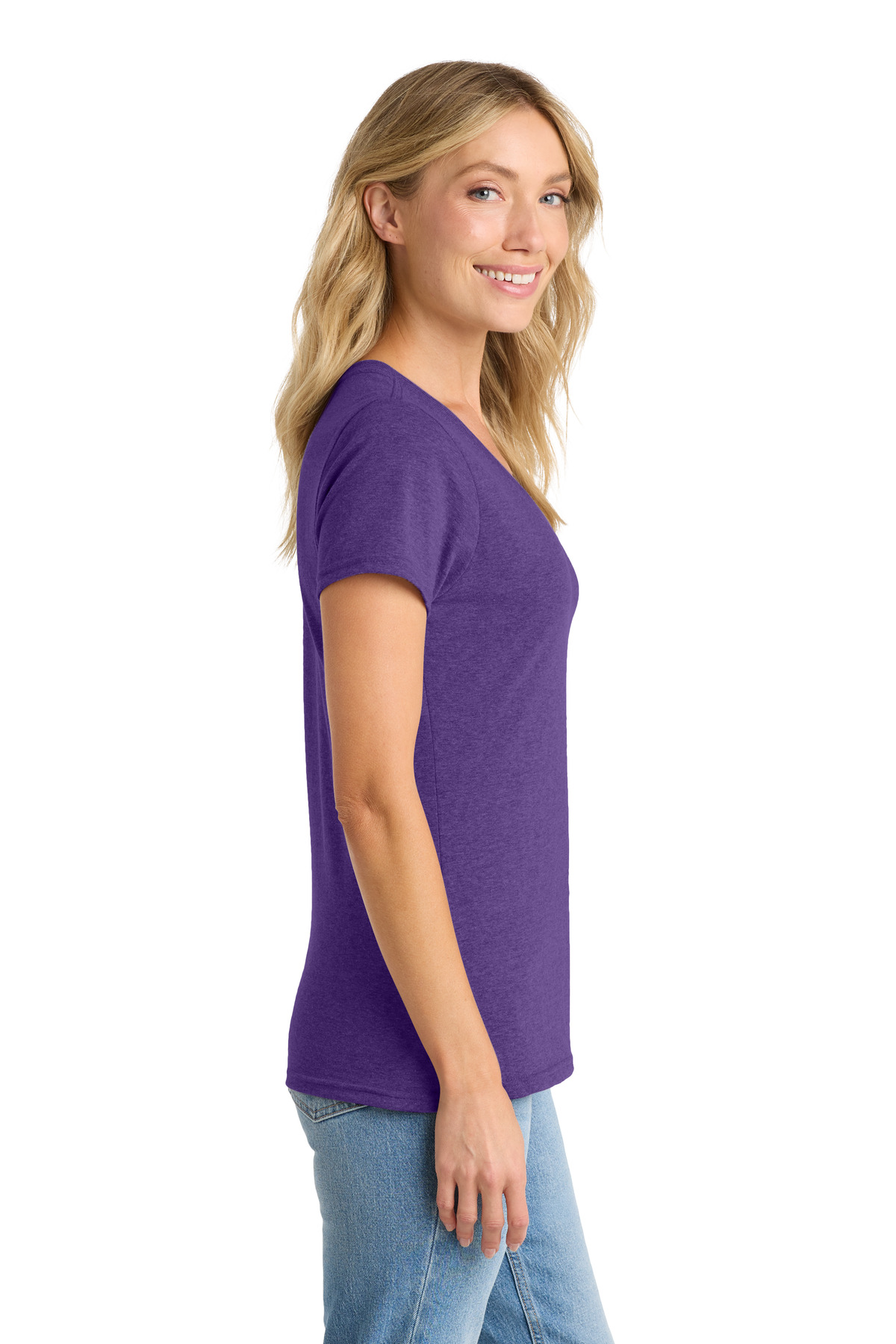 Port & Co Women's Fan Favorite Blend V-Neck Tee. LPC455V 77