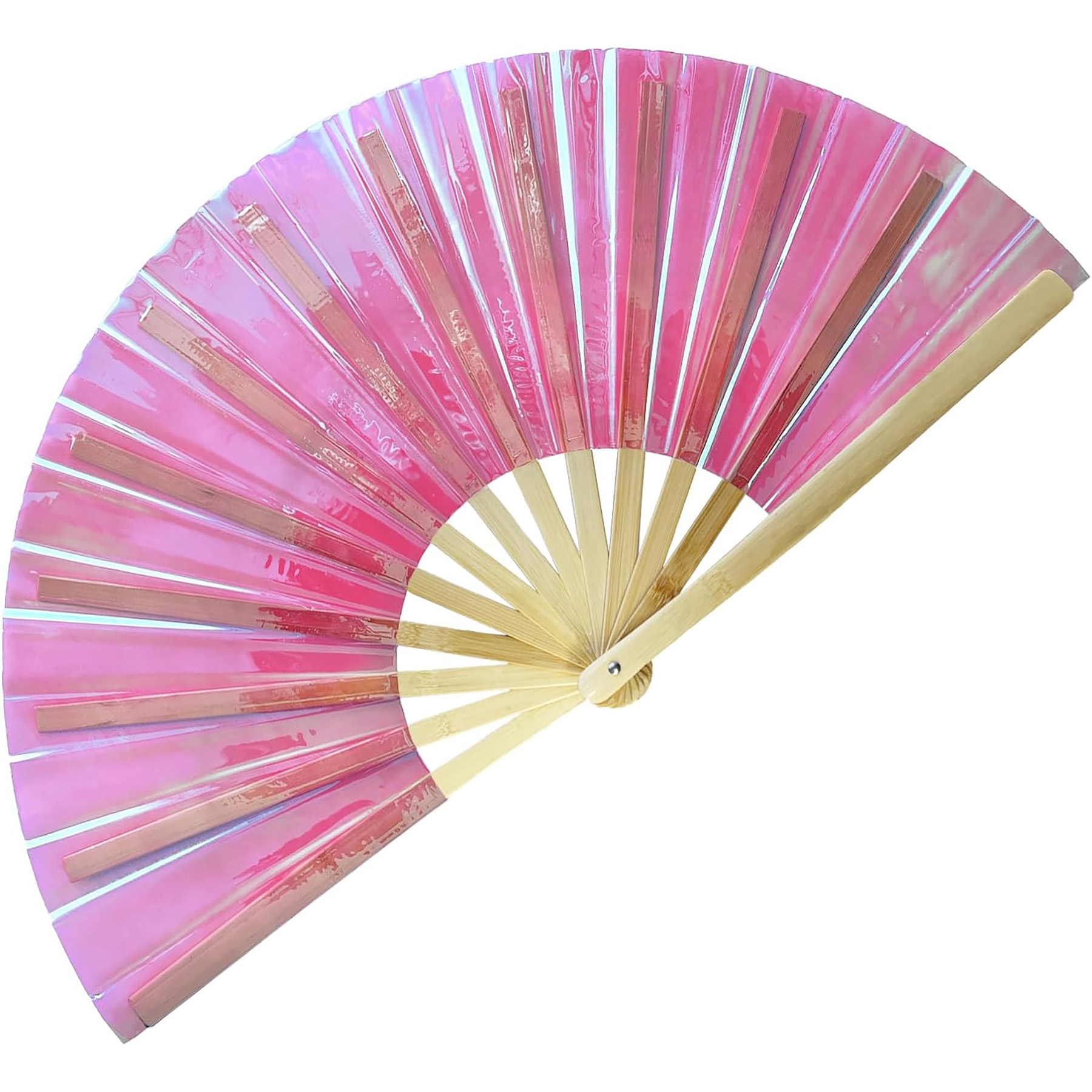 Large Folding Hand Rave Fan 8