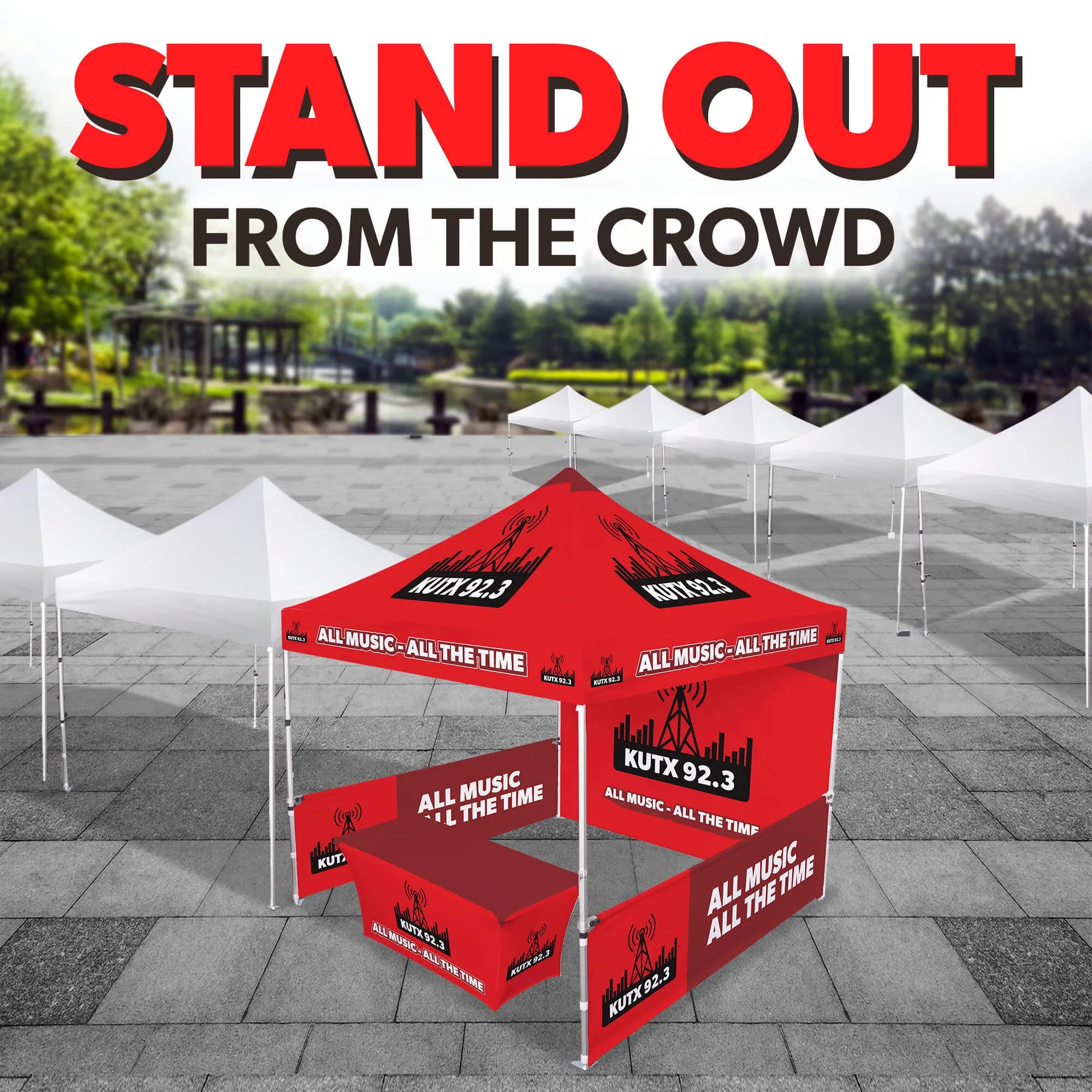 10ft x 10ft Custom Canopy Tent - Event Gold Package 5