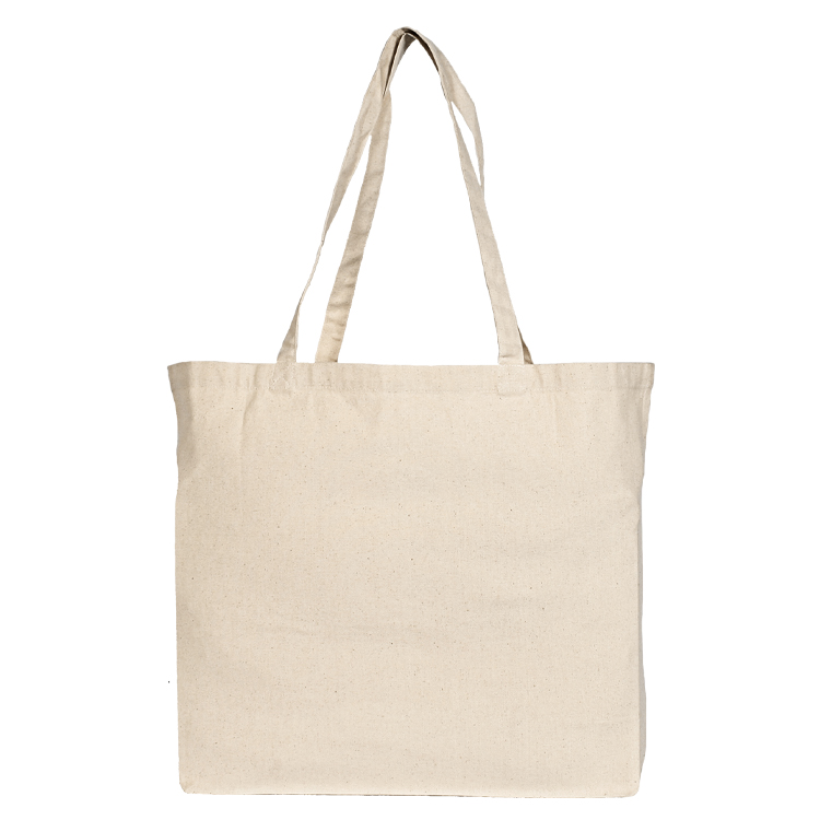 Jumbo Down To Business Cotton Tote, custom tote bag with logo imprint 2
