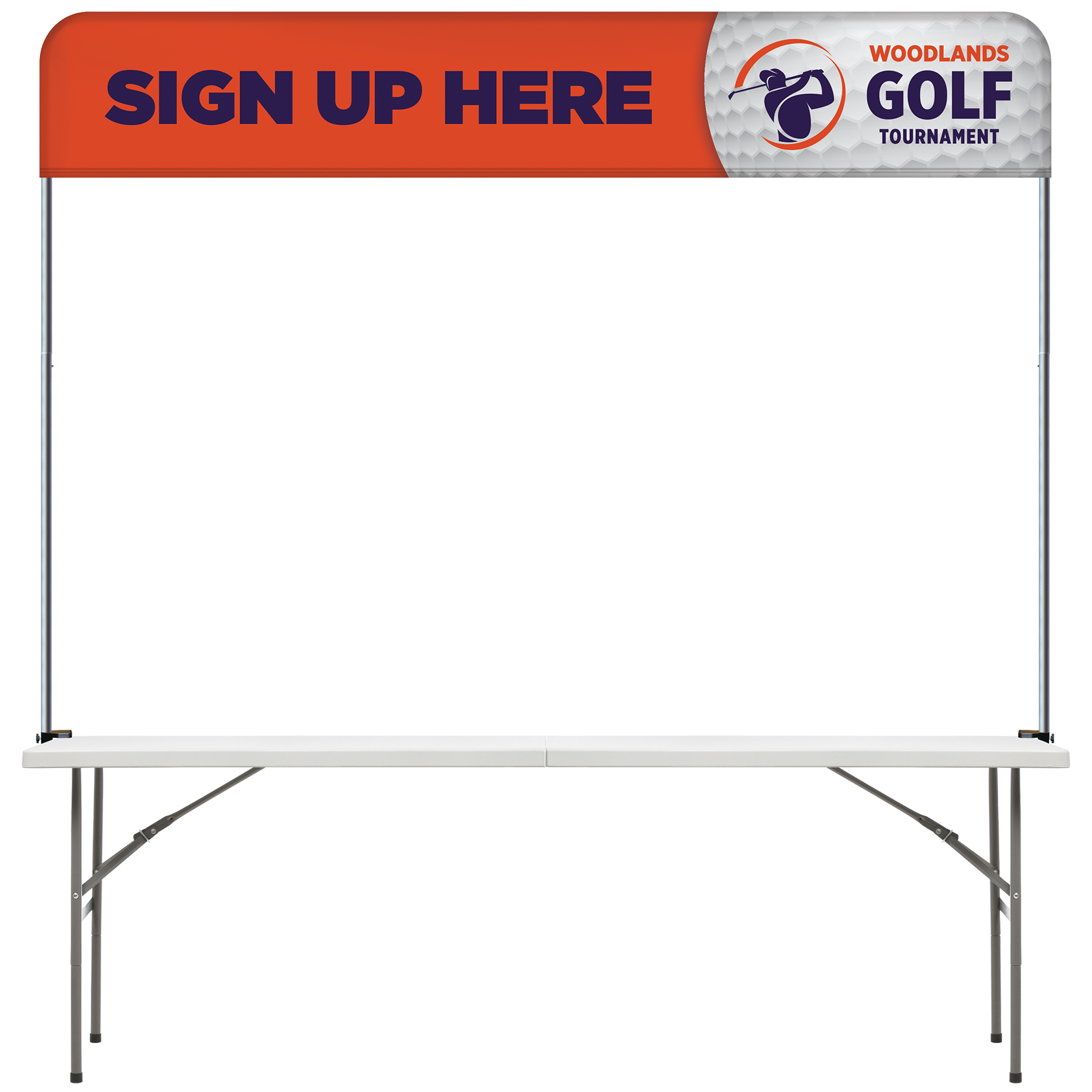 8' Table Top Hardware & Small Banner Kit 7