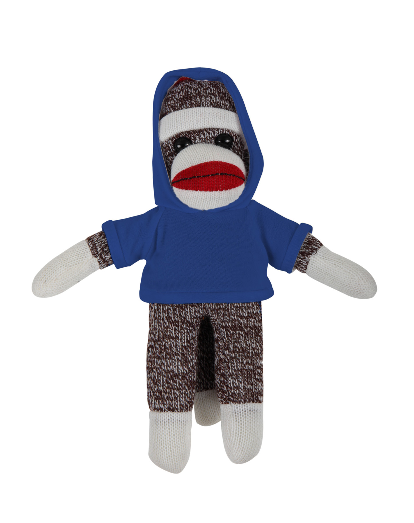 soft plush Original Sock Monkey with hoodie 3