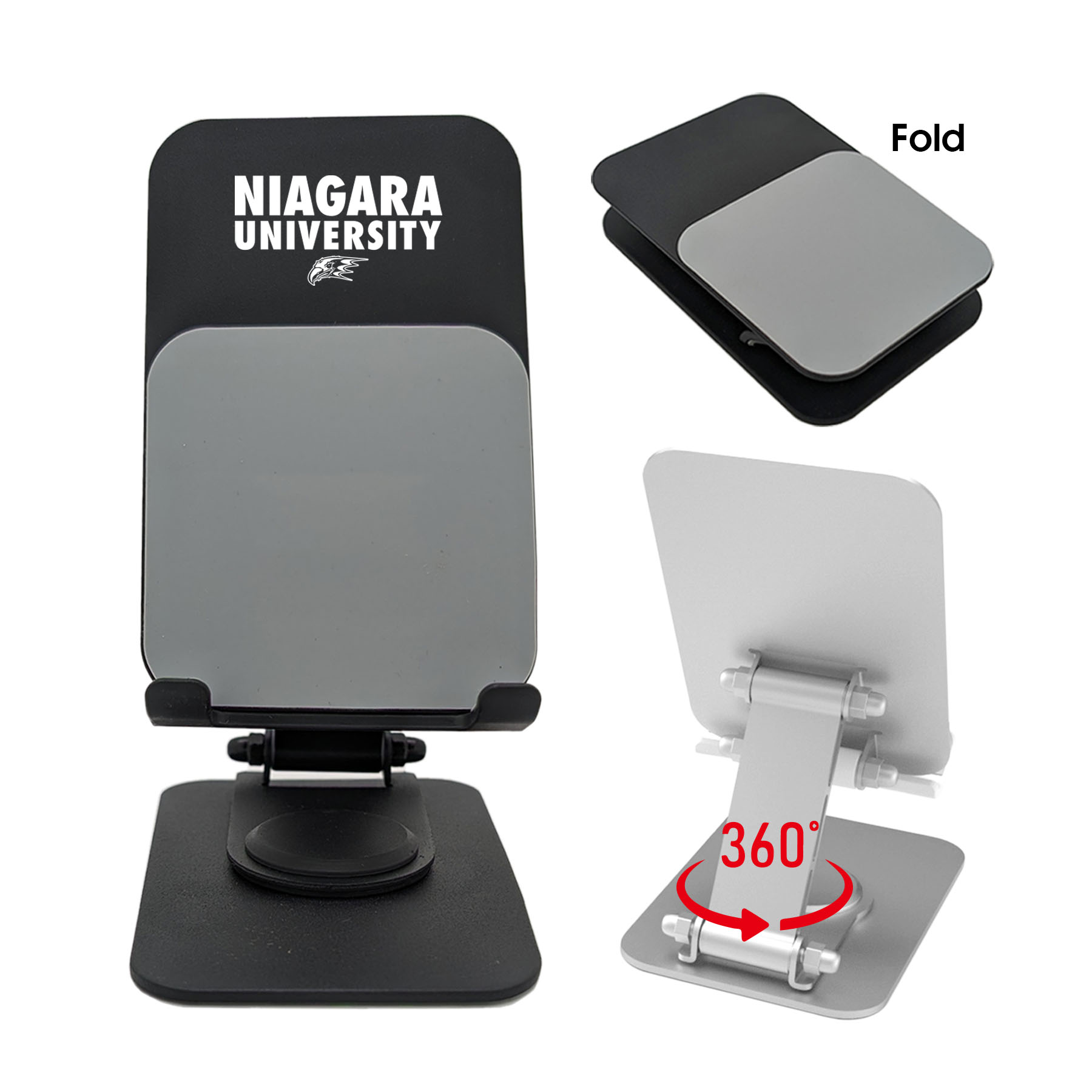 360° Rotating Folding Metal Phone Stand 4