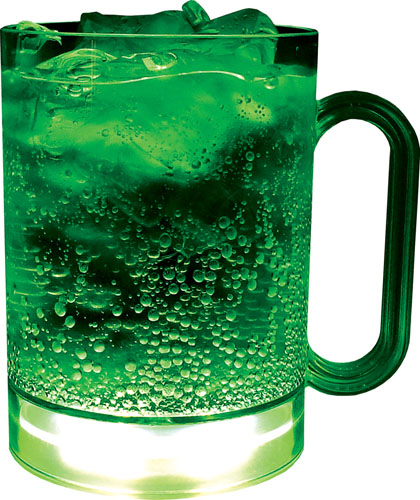 16oz Lites Up Plastic Mug with Handle 12