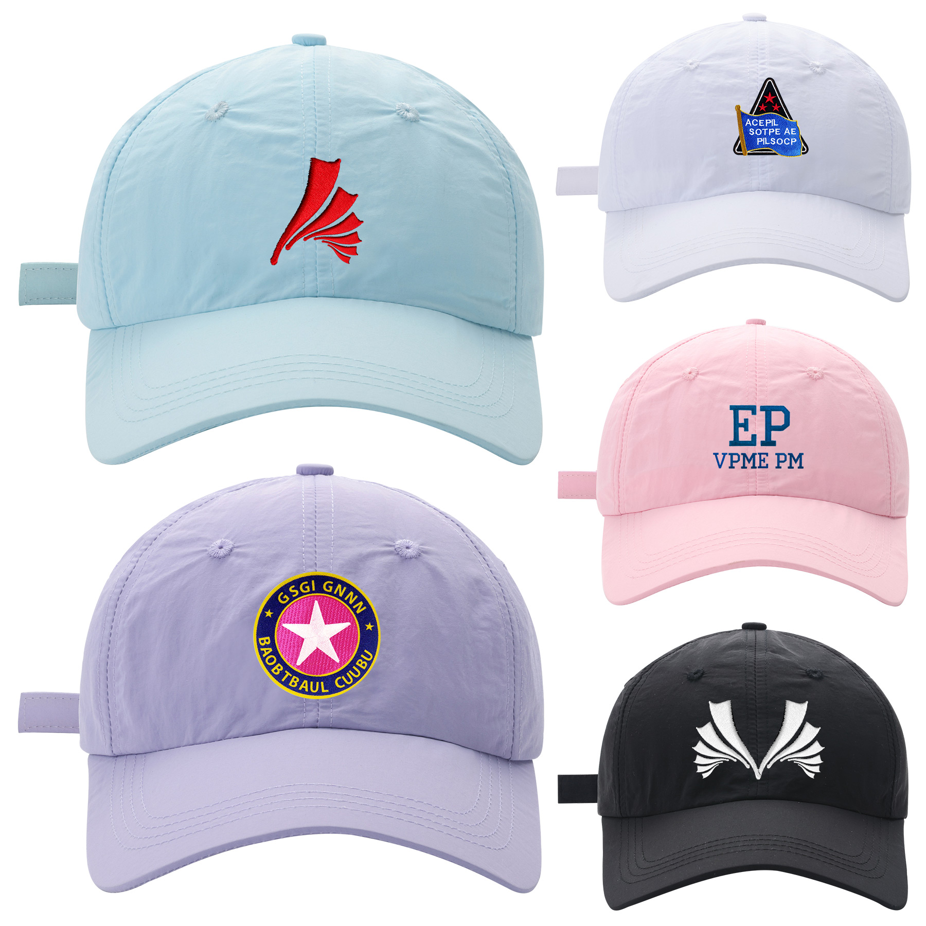 Moisture-Wicking Nylon Cap With Velcro Closure 5