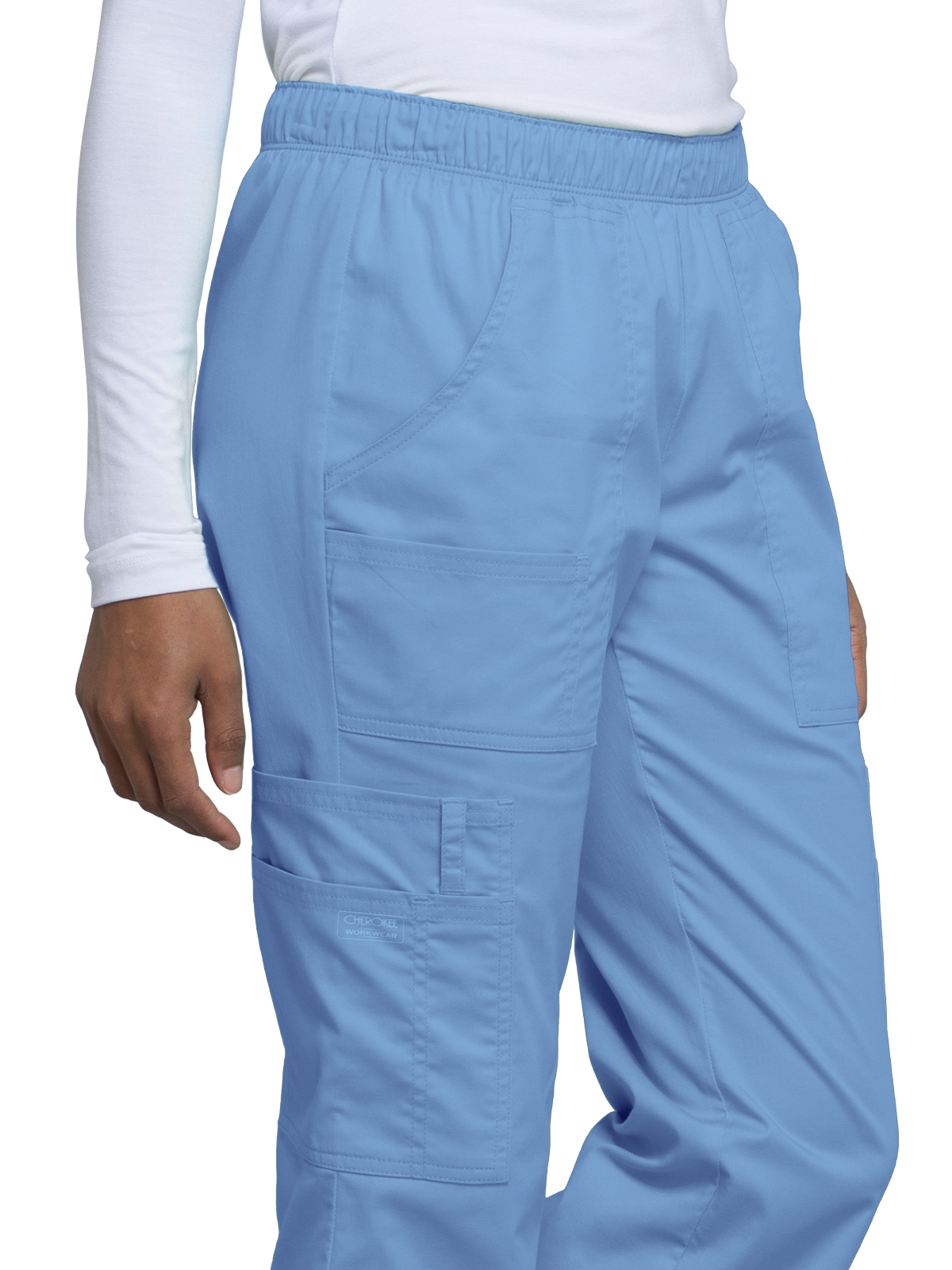 Cherokee - Workwear Core Stretch - Mid Rise Pull-On Cargo Pant 17