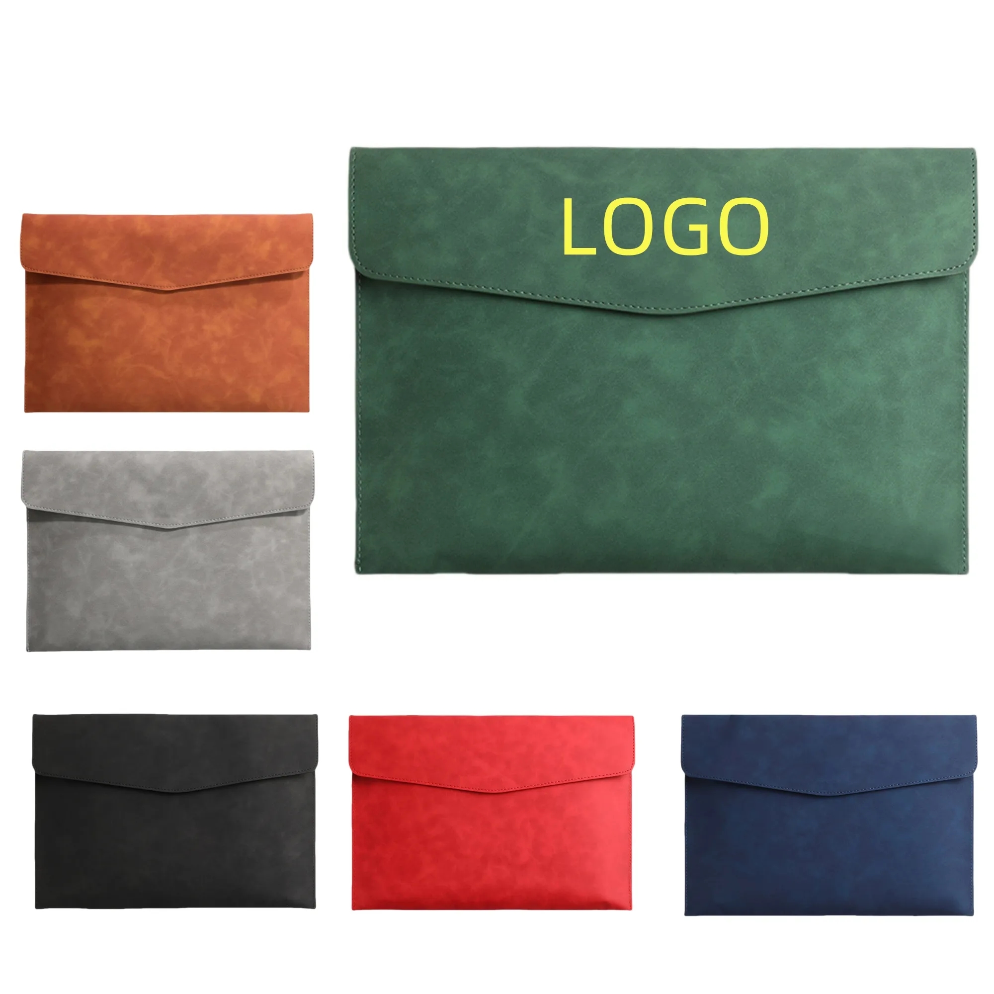 Large Capacity PU Leather Briefcase Bag 11
