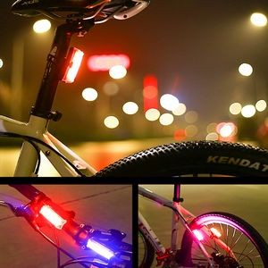 Compact White LED Bike Light With Rechargeable Multiple Lighting Modes 19