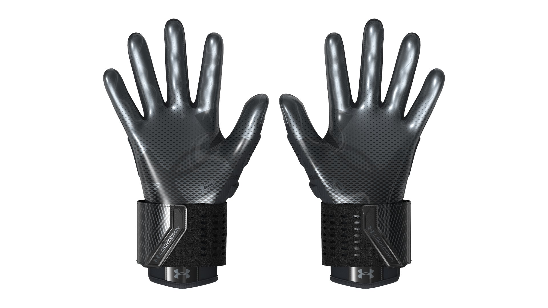 UA Lockdown Men's Football Gloves 2
