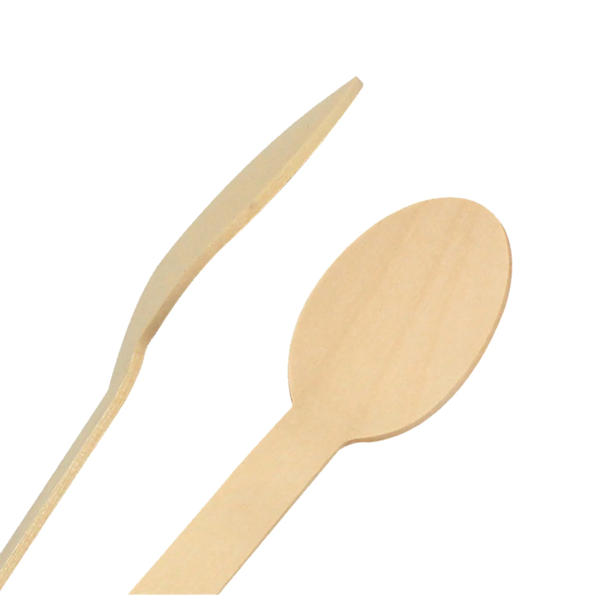 Disposable Eco-friendly Biodegradable Wooden Cutlery Set 3
