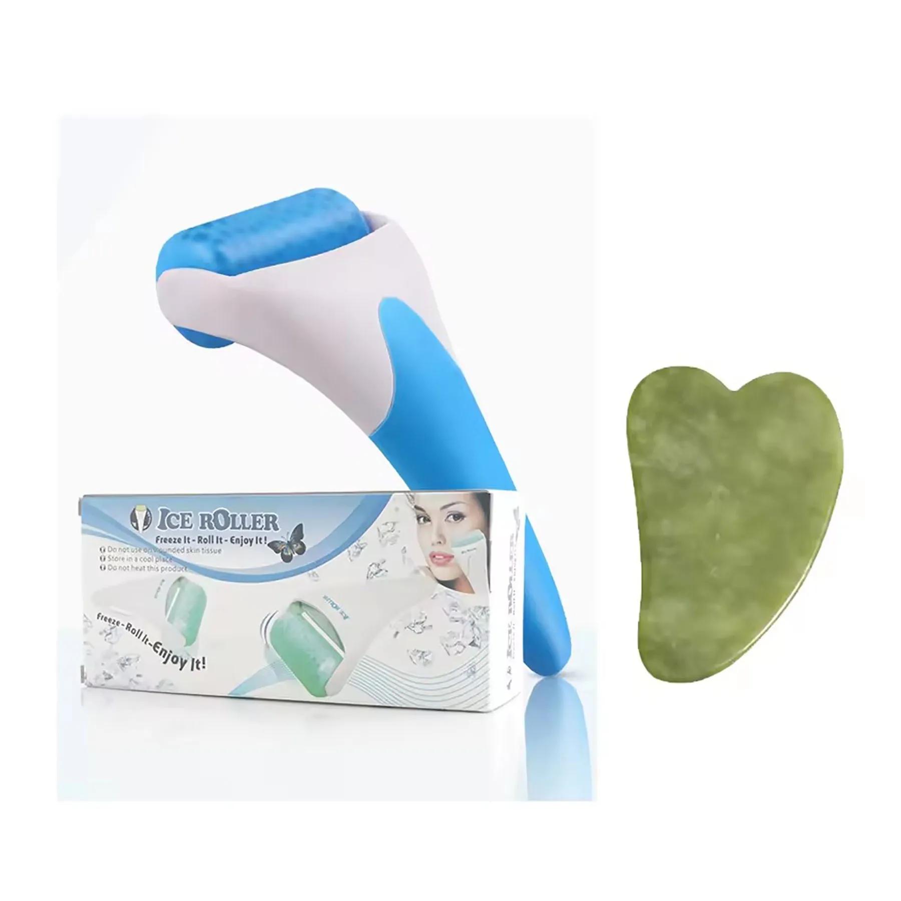 Ice Roller and Scraping Facial Wrinkles Kit 14
