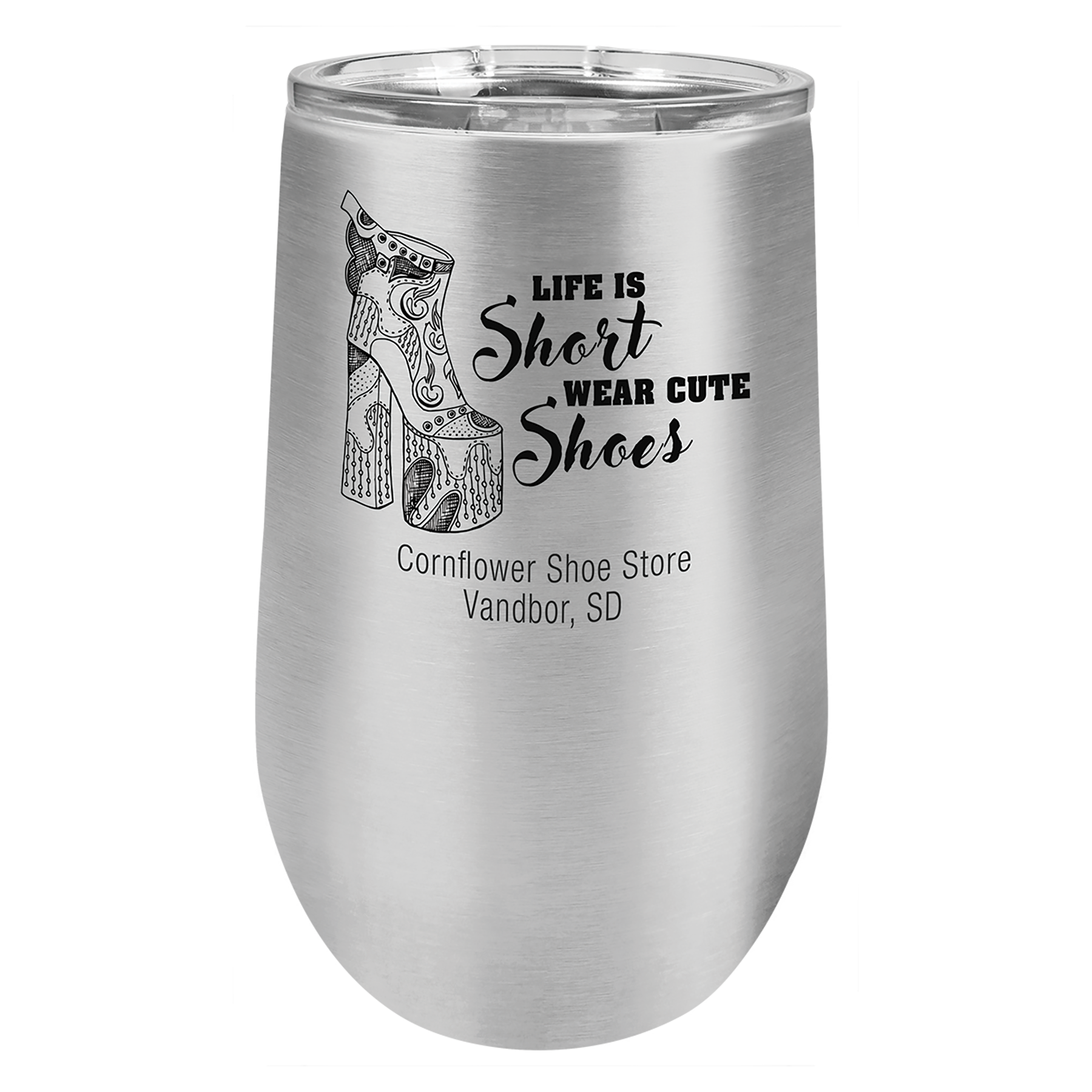 Polar Camel 16 oz. Vacuum Insulated Stemless Tumbler w/ Lid 4