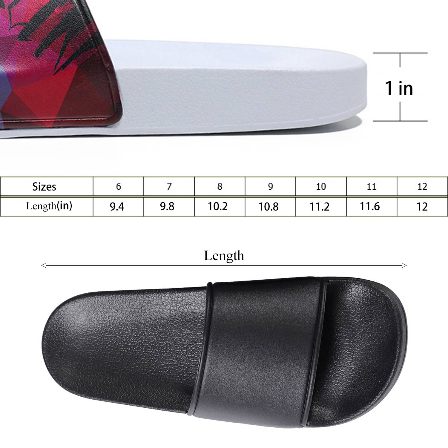 Custom Unisex Thick Sole Anti-Slip Slippers 9