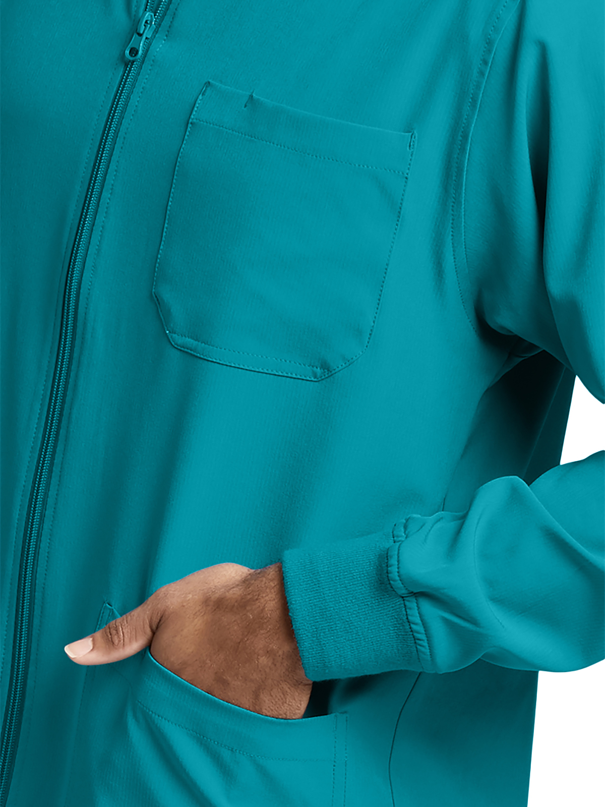 Skechers - Men's Three-Pocket Zip-Up Structure Warm-Up Scrub Jacket 40