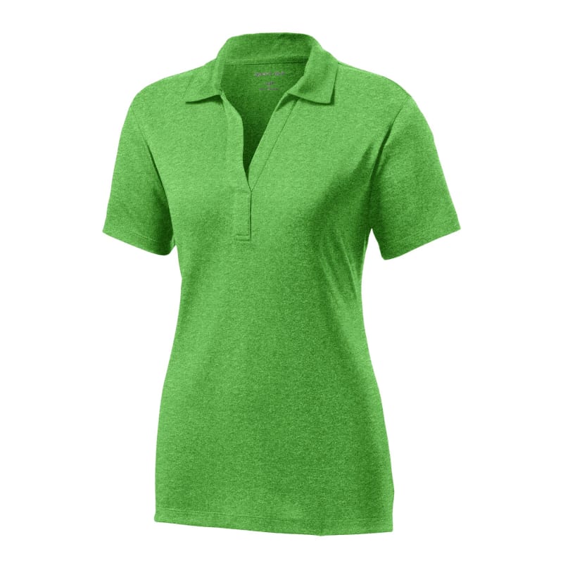 Sport-Tek Women's Heather Contender Polo. 52