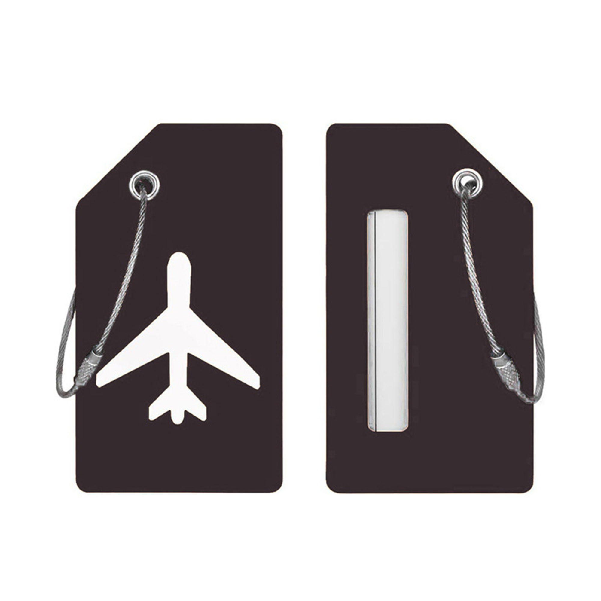 Reusable Silicone Luggage Tag with Info Card Protector 3